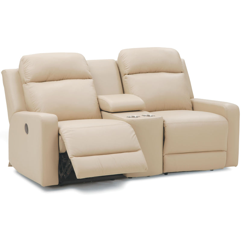 Palliser Forest Hill Power Reclining Leather Loveseat 41032-68-TULSAII-SAND IMAGE 2