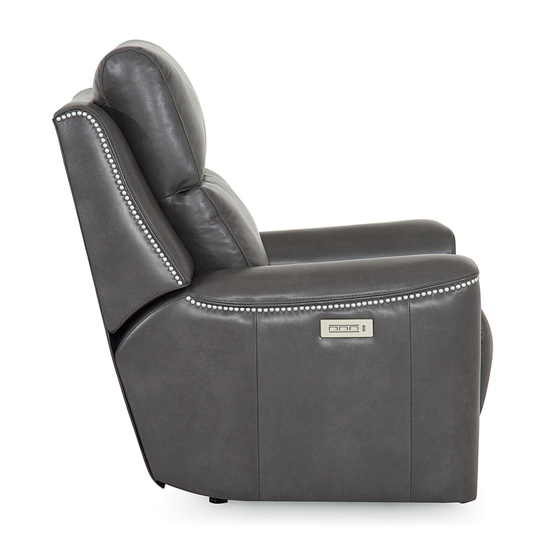 Palliser Hastings Power Leather Recliner with Wall Recline 41068-31-BRONCO-CARBON IMAGE 3