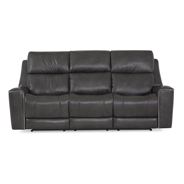 Palliser Hastings Power Reclining Leather Sofa 41068-61-BRONCO-CARBON IMAGE 1