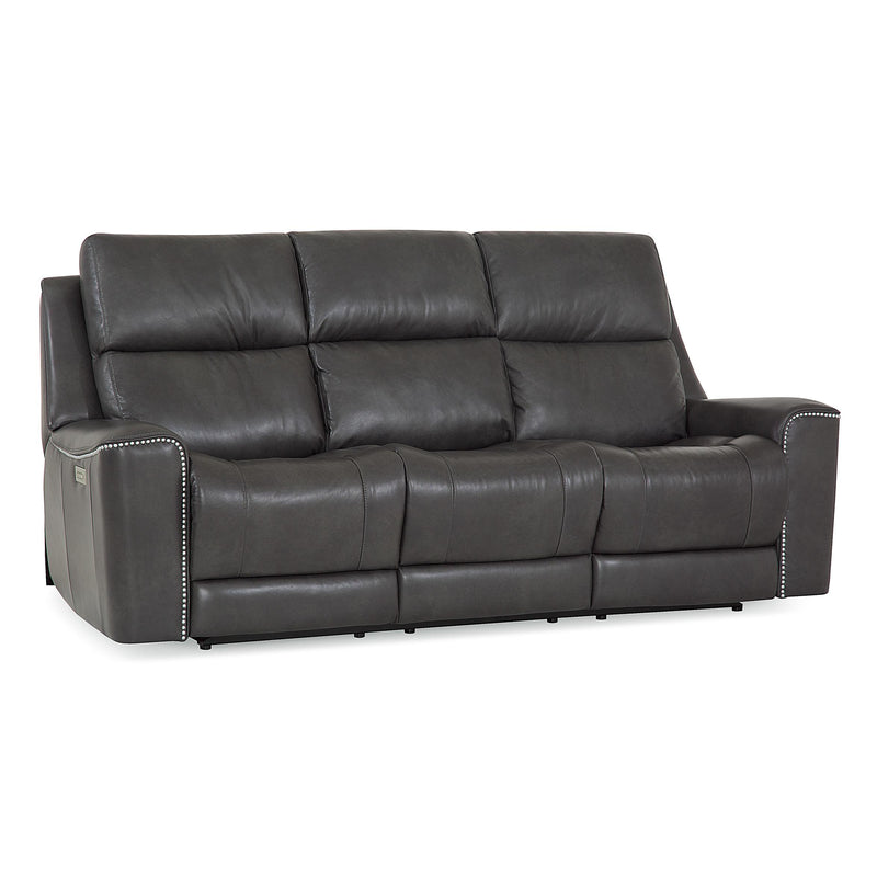 Palliser Hastings Power Reclining Leather Sofa 41068-61-BRONCO-CARBON IMAGE 2