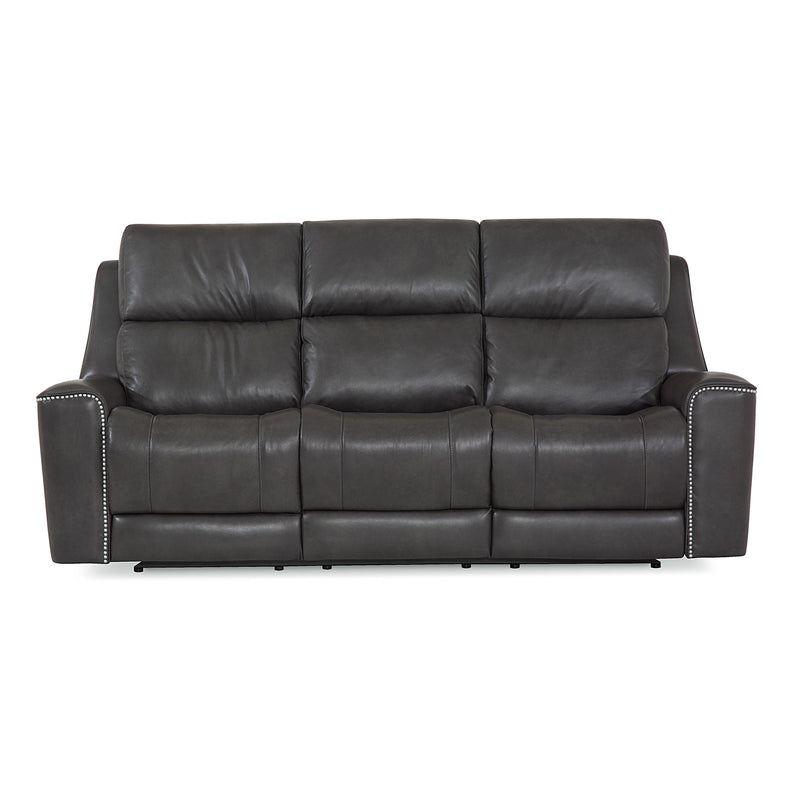 Palliser Hastings Power Reclining Leather Sofa 41068-L6-BRONCO-CARBON IMAGE 1