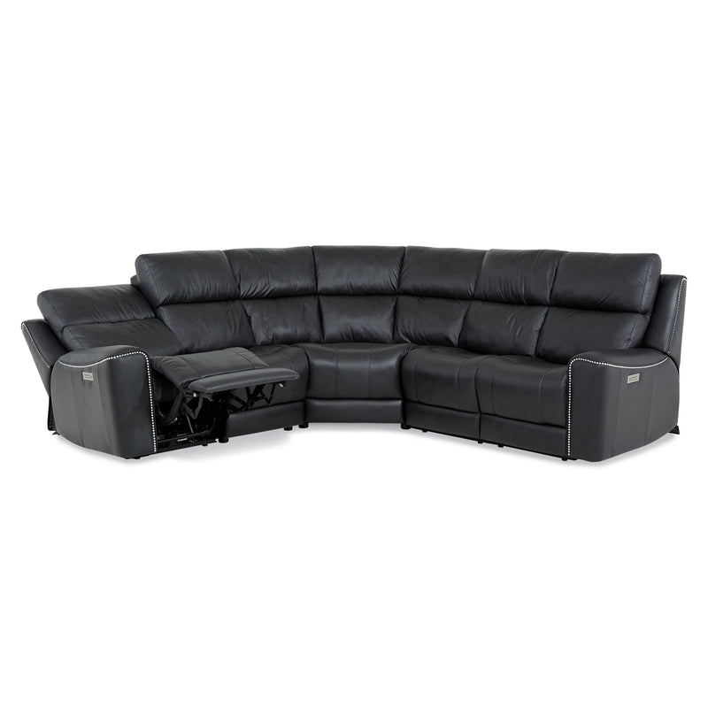 Palliser Hastings Power Reclining Leather 5 pc Sectional 41068-67/41068-10/41068-9X/41068-6H/41068-66-BRONCO-CARBON IMAGE 3