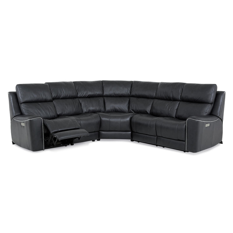 Palliser Hastings Power Reclining Leather 5 pc Sectional 41068-67/41068-10/41068-9X/41068-6H/41068-66-BRONCO-CARBON IMAGE 5