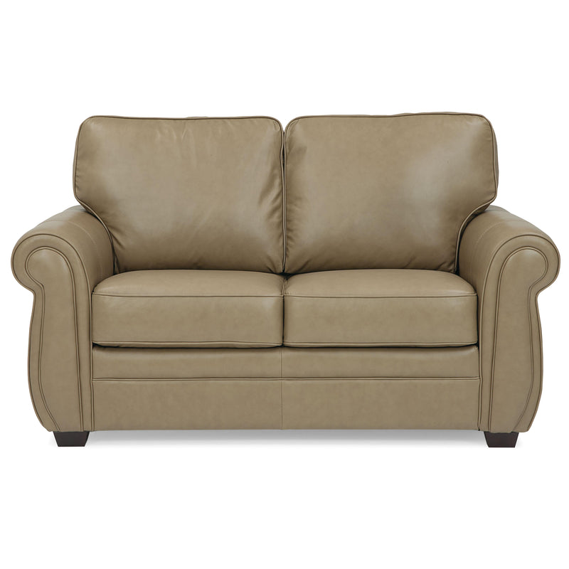 Palliser Viceroy Stationary Leather Loveseat 77492-03-TULSAII-SAND IMAGE 1