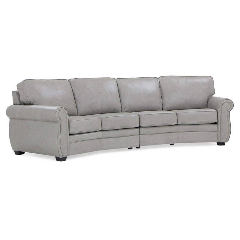 Palliser Viceroy Leather Sectional 77492-97/77492-98-CLASSIC-ASH IMAGE 2