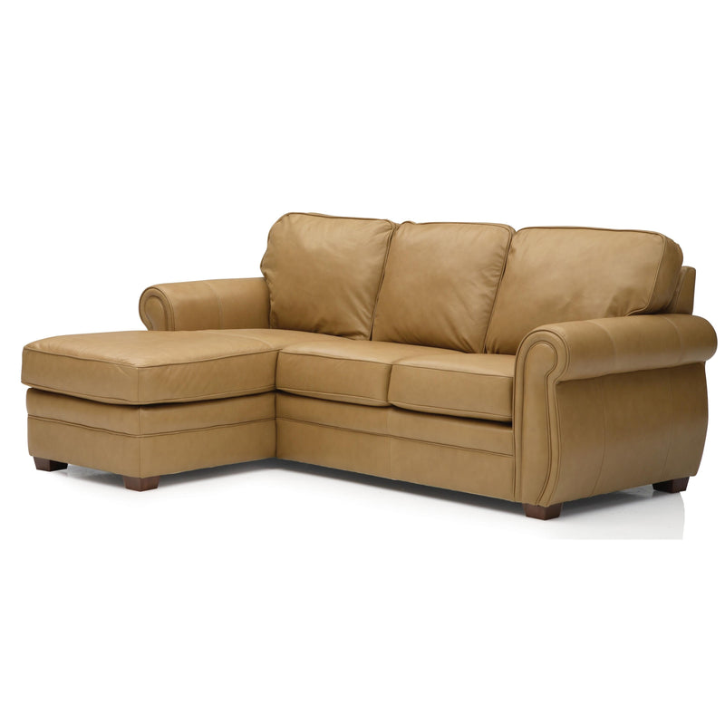 Palliser Viceroy Leather Sectional 77492-16/77492-08-CARNIVAL-LAGER IMAGE 1