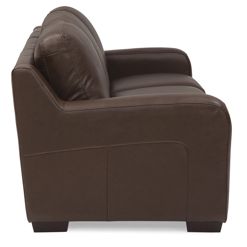 Palliser Flex Stationary Leather Sofa 77503-01-CLASSIC-ACORN IMAGE 3