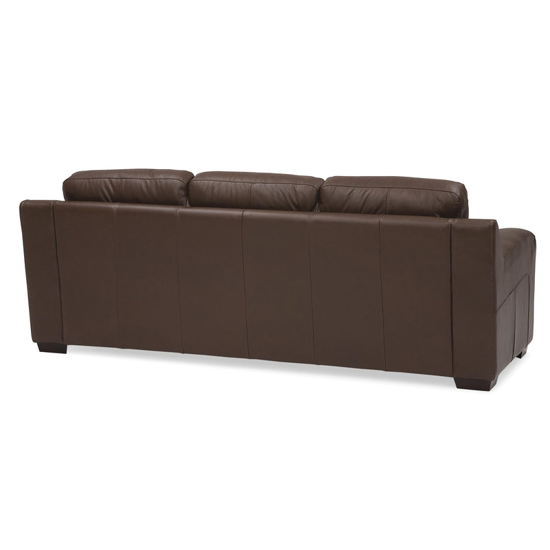 Palliser Flex Stationary Leather Sofa 77503-01-CLASSIC-ACORN IMAGE 4