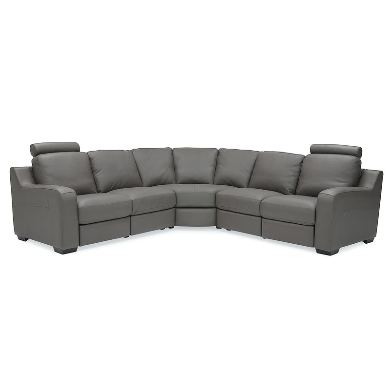 Palliser Flex Power Reclining Leather 3 pc Sectional 77503-7P/77503-09/77503-8P-BROADWAY-GRANITE IMAGE 1