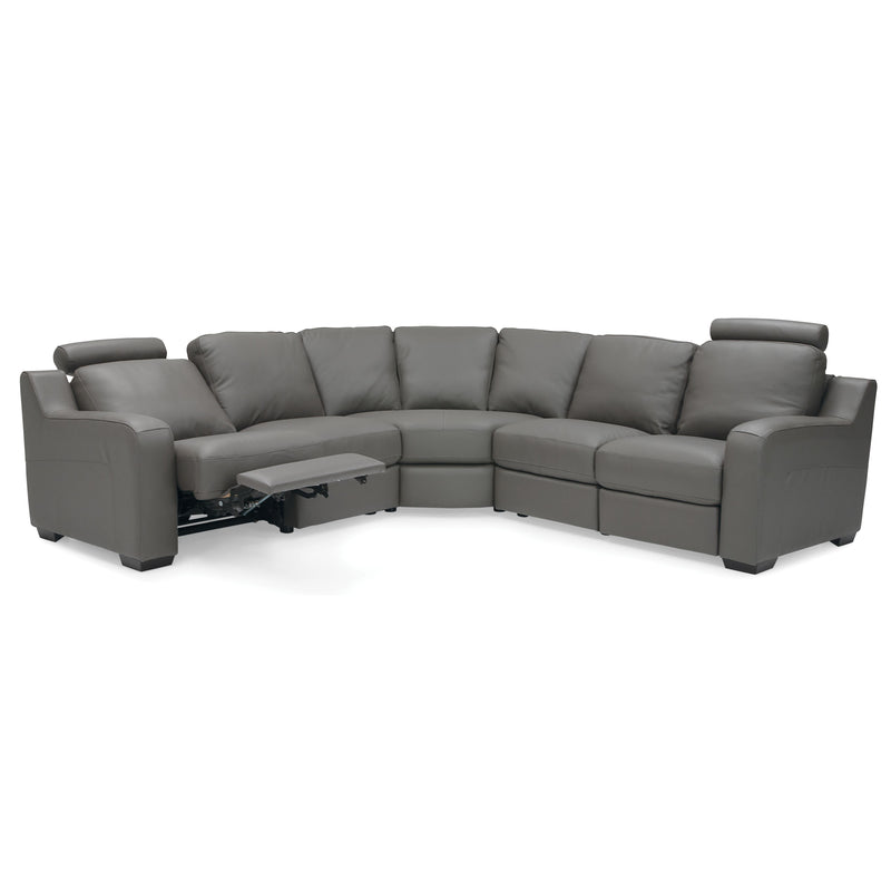 Palliser Flex Power Reclining Leather 3 pc Sectional 77503-7P/77503-09/77503-8P-BROADWAY-GRANITE IMAGE 2