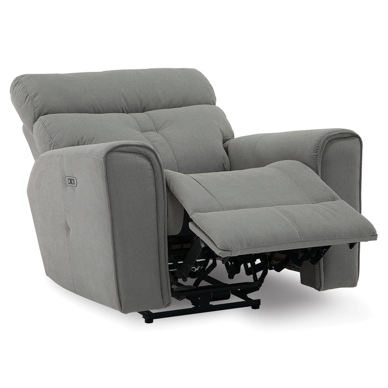 Palliser Acacia Power Fabric Recliner with Wall Recline 41080-31-PEYTON-SMOKEY-BLUE IMAGE 5