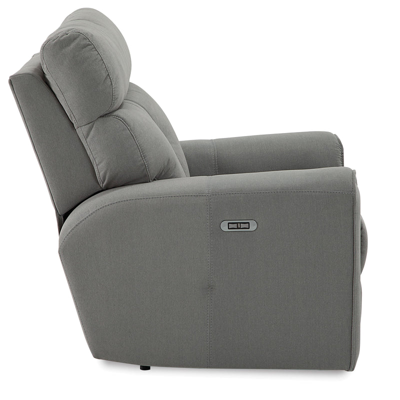 Palliser Acacia Power Fabric Recliner with Wall Recline 41080-31-PEYTON-SMOKEY-BLUE IMAGE 6