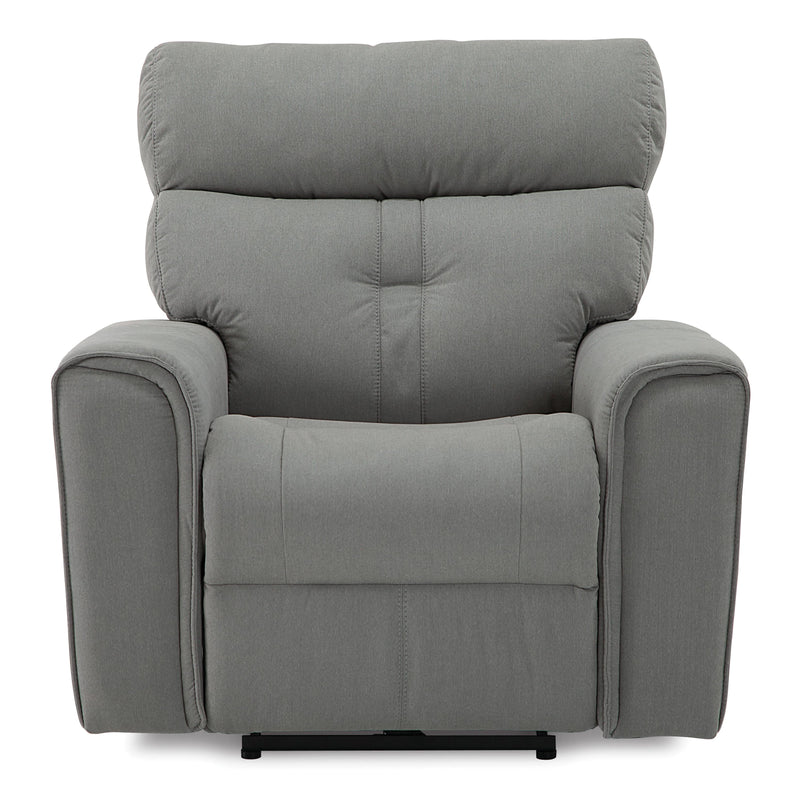 Palliser Acacia Power Rocker Fabric Recliner with Wall Recline 41080-39-PEYTON-SMOKEY-BLUE IMAGE 1