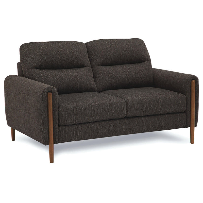 Palliser Zander Stationary Fabric Loveseat 77745-03-ACHITECT-ONYX IMAGE 2