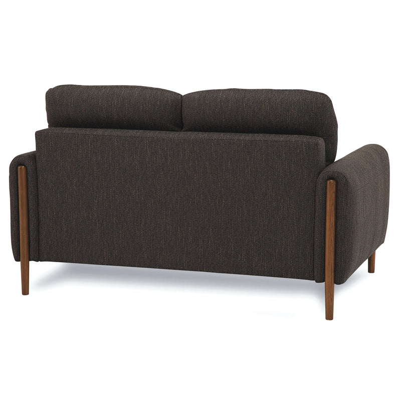 Palliser Zander Stationary Fabric Loveseat 77745-03-ACHITECT-ONYX IMAGE 4