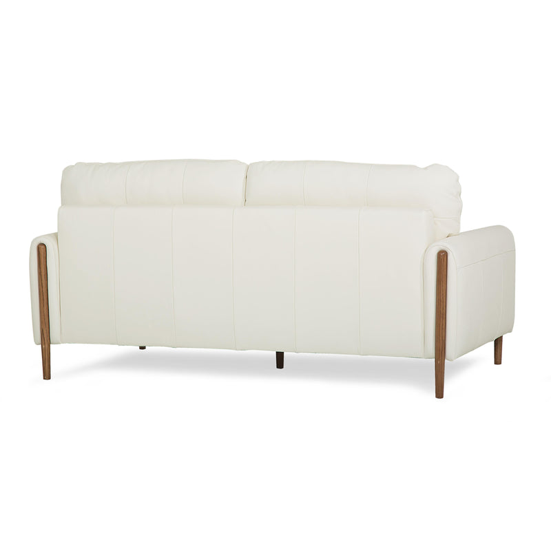 Palliser Zander Stationary Leather Sofa 77745-91-BROADWAY-ALABASTER IMAGE 4