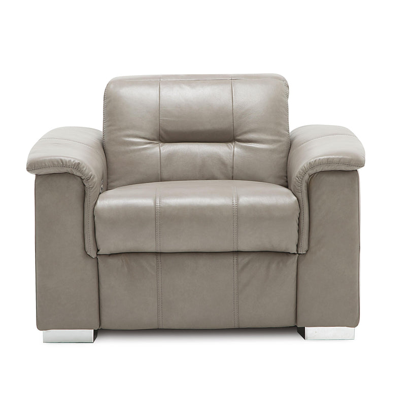 Palliser Keoni Power Leather Recliner with Wall Recliner 44000-31-BRONCO-FOG IMAGE 1