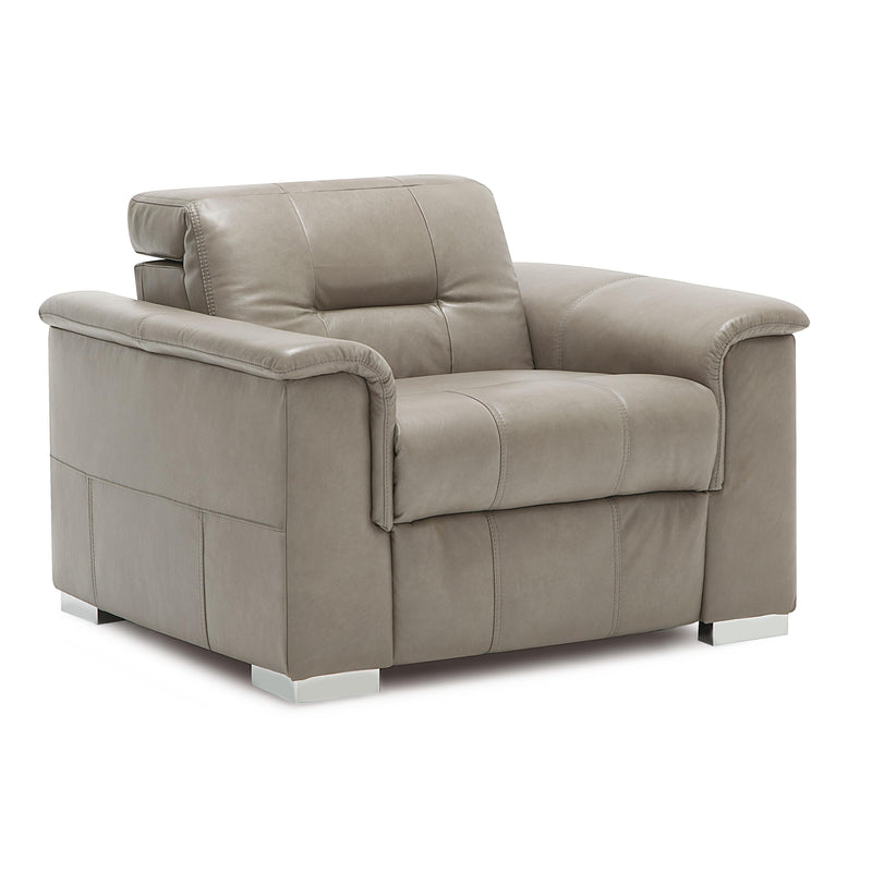 Palliser Keoni Power Leather Recliner with Wall Recliner 44000-31-BRONCO-FOG IMAGE 2