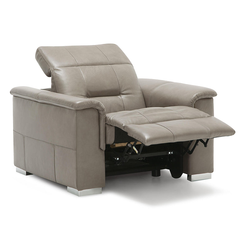 Palliser Keoni Power Leather Recliner with Wall Recliner 44000-31-BRONCO-FOG IMAGE 4