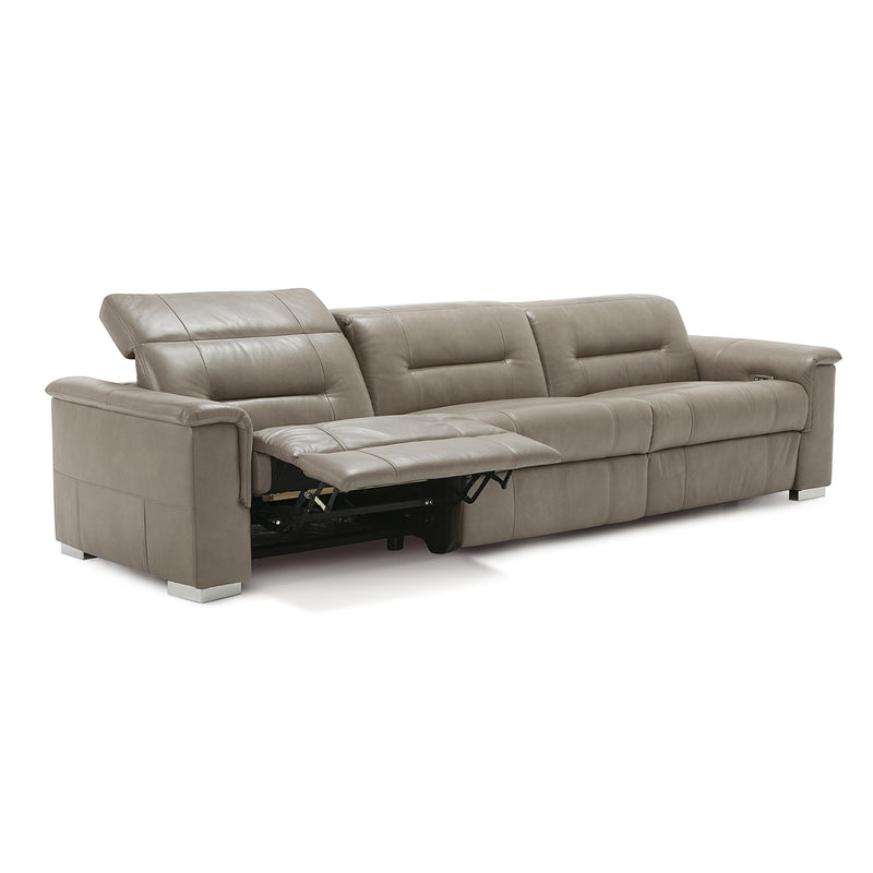 Palliser Keoni Power Reclining Leather 3 pc Sectional 44000-7P/44000-70/44000-6P-BRONCO-FOG IMAGE 4