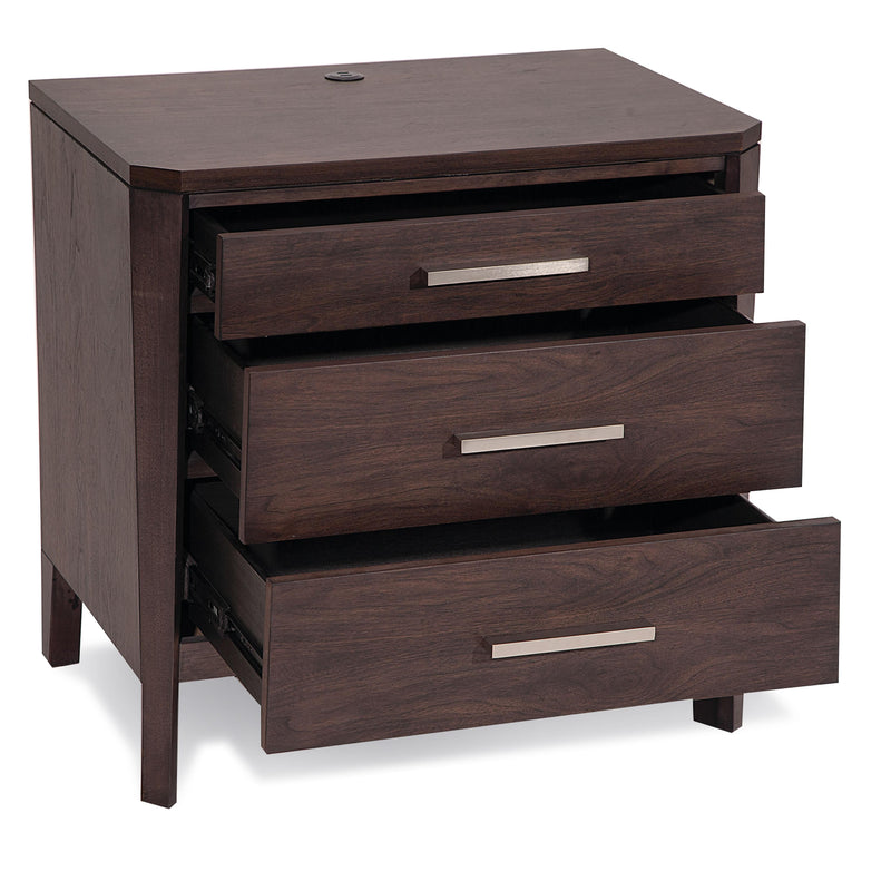 Palliser Aria 3-Drawer Nightstand 130-433 IMAGE 3