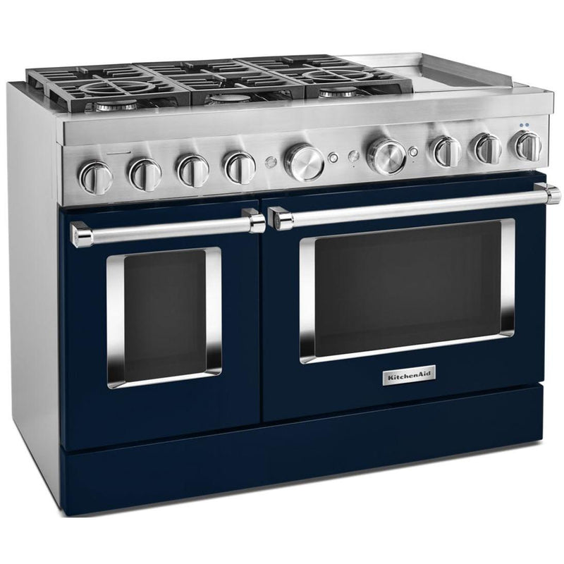 KitchenAid 48-inch Freestanding Dual Fuel Range with Even-Heat™ True Convection KFDC558JIB IMAGE 5