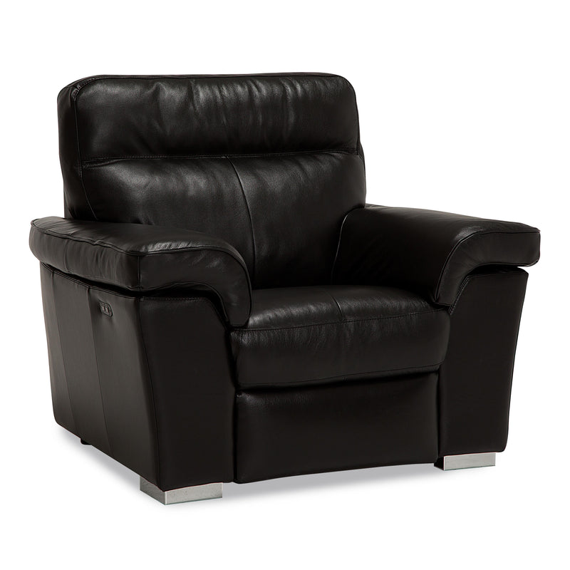 Palliser Alaska Power Leather Recliner with Wall Recline 41070-31-BROADWAY-ONYX IMAGE 2