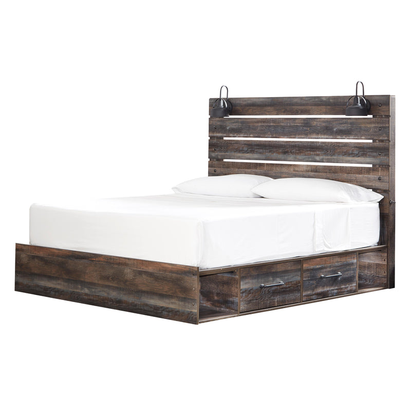 Signature Design by Ashley Drystan King Panel Bed with Storage B211-58/B211-56/B211-160/B100-14 IMAGE 1