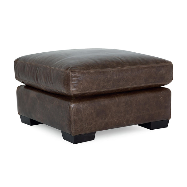 Palliser Colebrook Leather Ottoman 77267-04-FIRESIDE-MAHOGANY IMAGE 1