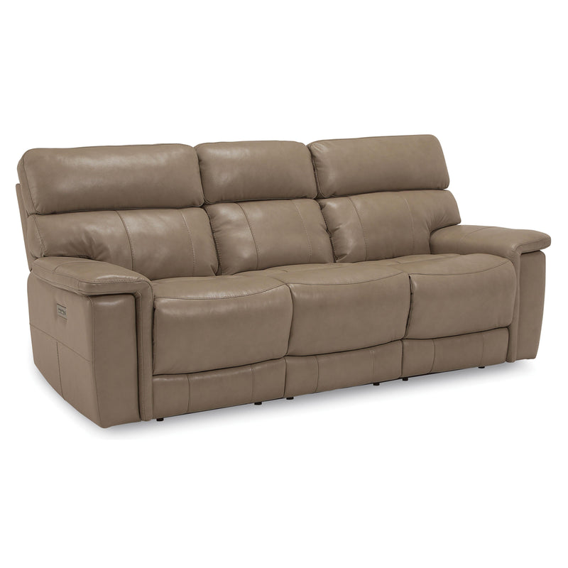 Palliser Powell Power Reclining Leather Match Sofa Powell 41135-61 Sofa Power Recliner - Putty IMAGE 2