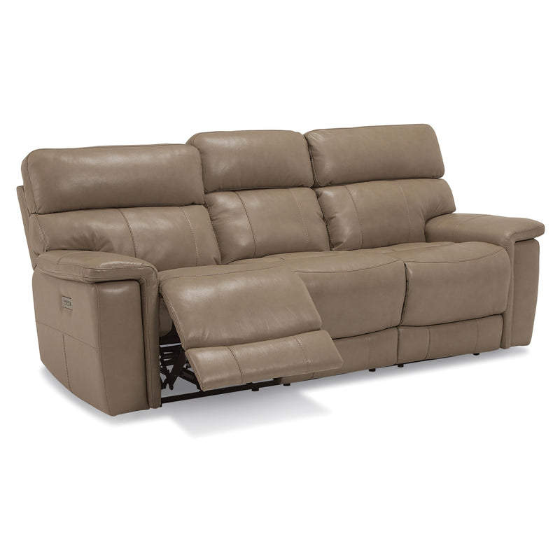 Palliser Powell Power Reclining Leather Match Sofa Powell 41135-61 Sofa Power Recliner - Putty IMAGE 3