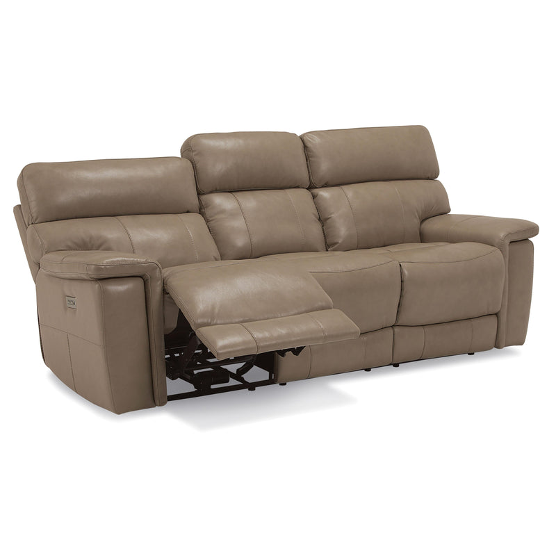 Palliser Powell Power Reclining Leather Match Sofa Powell 41135-61 Sofa Power Recliner - Putty IMAGE 4