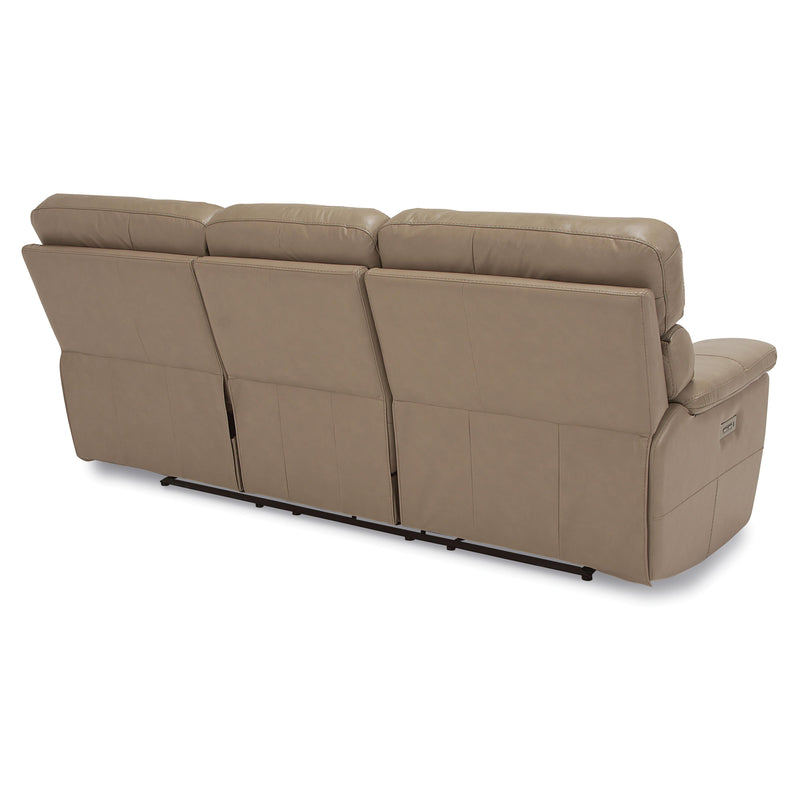 Palliser Powell Power Reclining Leather Match Sofa Powell 41135-61 Sofa Power Recliner - Putty IMAGE 7