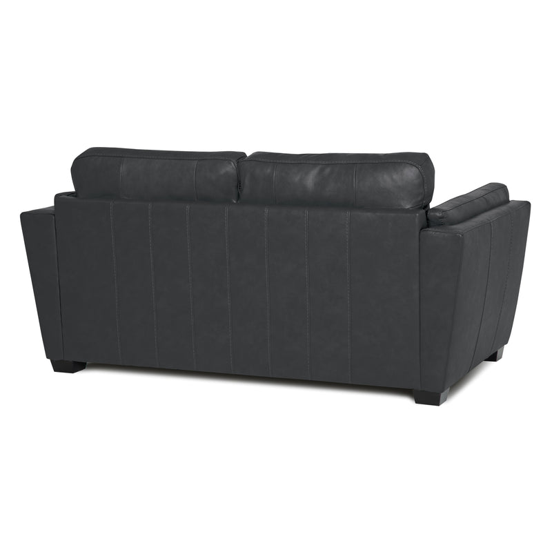 Palliser Burnam Stationary Leather Match Loveseat Burnam 77889-03 Loveseat - Thunder IMAGE 4