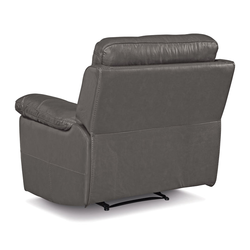 Palliser Finley Power Leather Match Recliner with Wall Recline Finley 41134-31 Wallhugger Power Recliner - Slate IMAGE 6