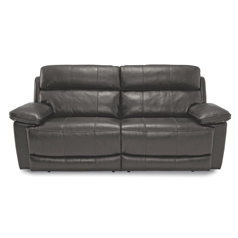 Palliser Finley Reclining Leather Match Sofa Finley 41134-75 Sofa Recliner - Slate IMAGE 1