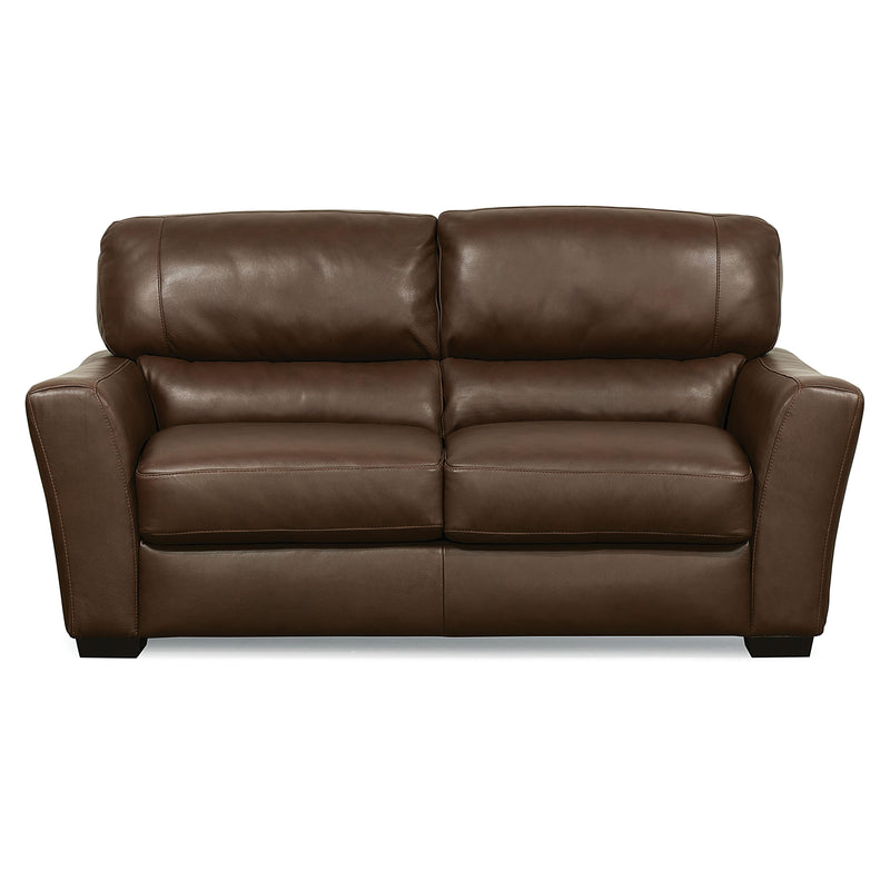 Palliser Teague Stationary Leather Loveseat 77888-03-ALLEGRO-MAPLE IMAGE 1