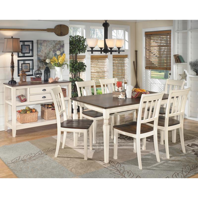 Signature Design by Ashley Whitesburg D583D23 8 pc Dining Set IMAGE 1