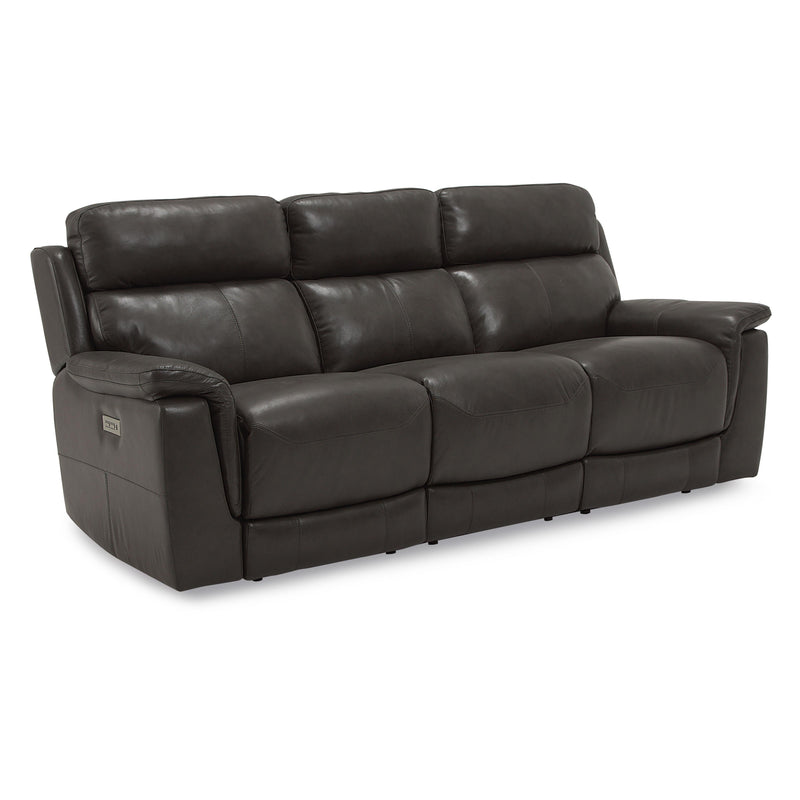 Palliser Granada Power Reclining Leather Match Sofa Granada 41058-61 Sofa Power Recliner - Graphite IMAGE 2