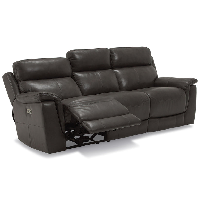 Palliser Granada Power Reclining Leather Match Sofa Granada 41058-61 Sofa Power Recliner - Graphite IMAGE 4