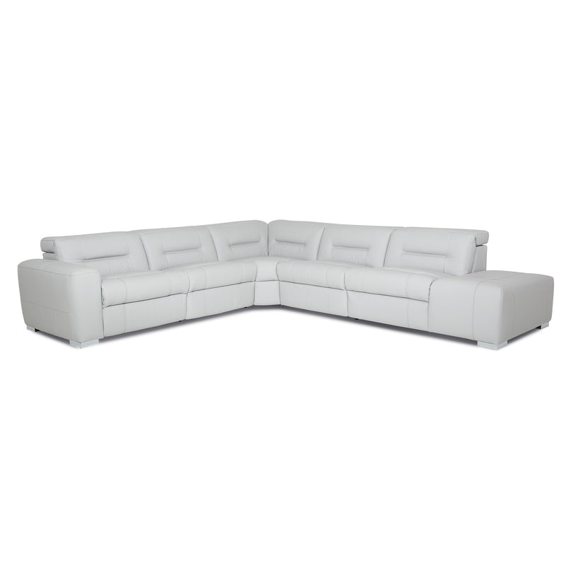 Palliser Otis Power Reclining Leather 5 pc Sectional 44001-7P/44001-70/44001-9A/44001-70/44001-17-EVOQUE-MIST IMAGE 1