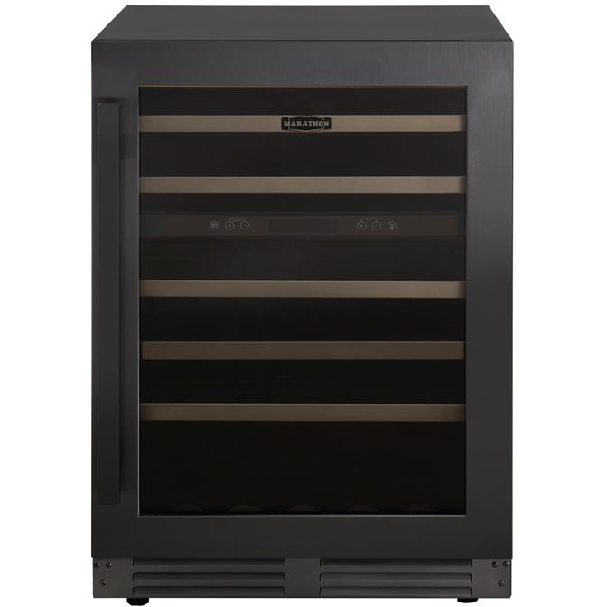 Marathon Built-in Convertible Wine Cooler with LED Display MWC56-DBLS IMAGE 1