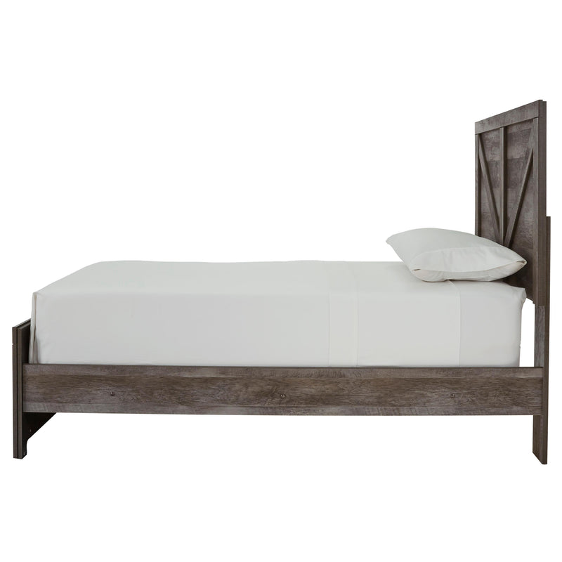 Signature Design by Ashley Wynnlow B440B16 Twin Crossbuck Panel Bed IMAGE 3