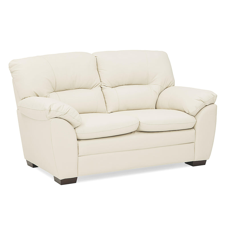 Palliser Amisk Stationary Leather Loveseat 77343-03-TULSAII-BISQUE IMAGE 2