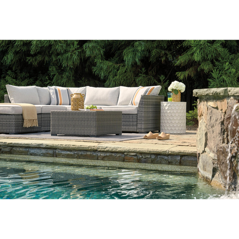 Signature Design by Ashley Cherry Point P301-070 Loveseat Sectional/Ottoman/Table Set IMAGE 10