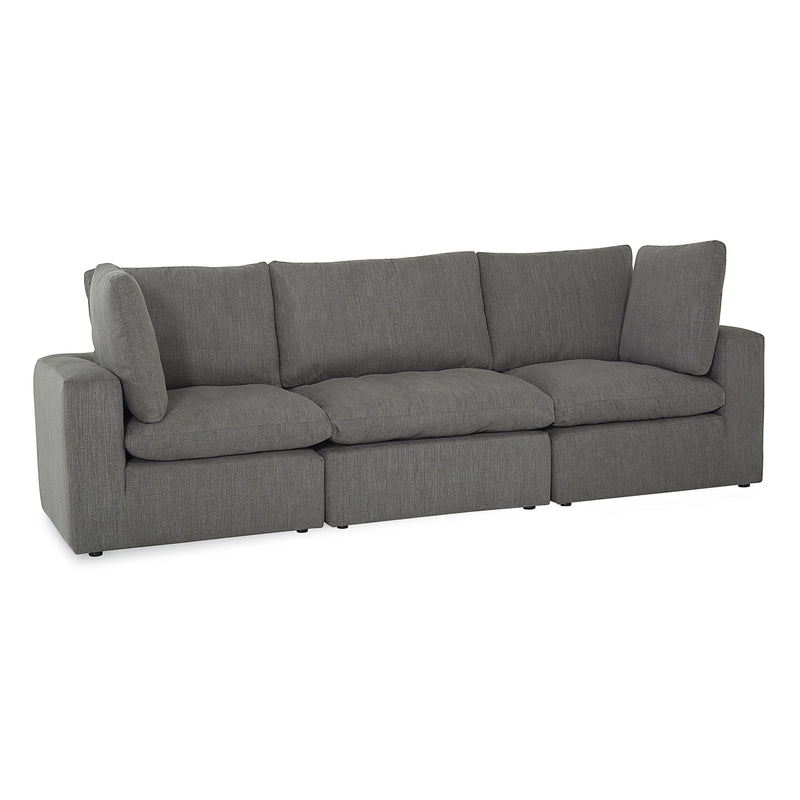 Palliser Bloom Stationary Fabric Sofa 77082-11/77082-81/77082-11-TRIBUTE-GRAPHITE IMAGE 2