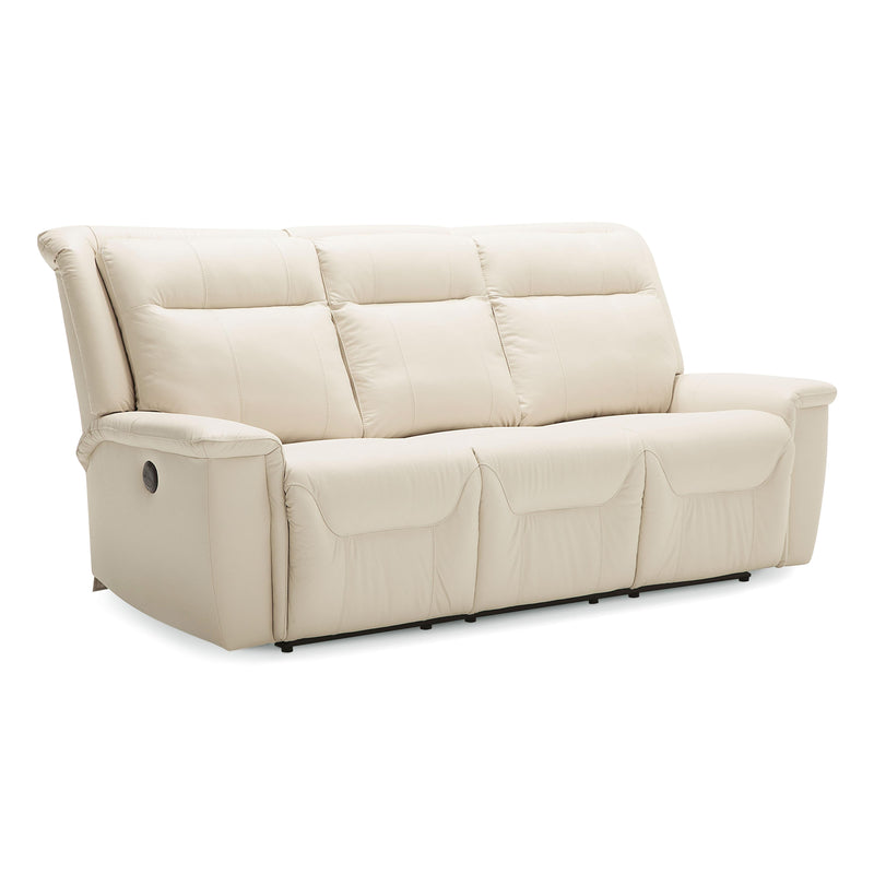 Palliser Strata Power Reclining Leather Sofa 40123-61-TULSAII-BISQUE IMAGE 2