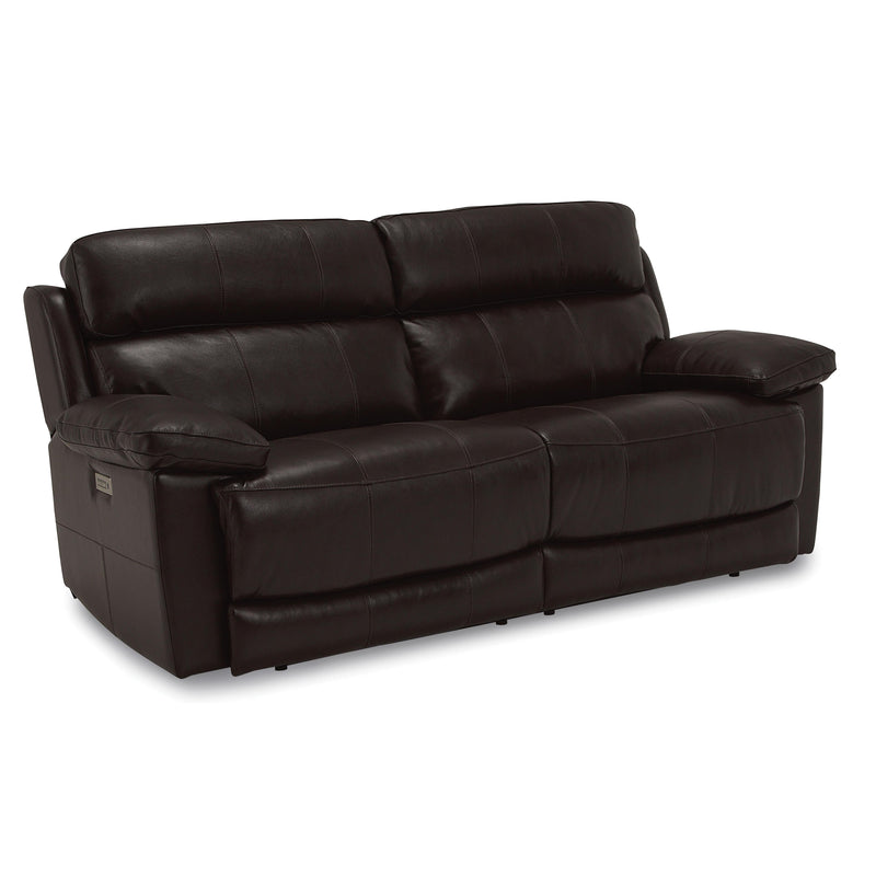 Palliser Finley Power Reclining Leather Match Sofa Finley 41134-5P Sofa Power Recliner - Chocolate IMAGE 2