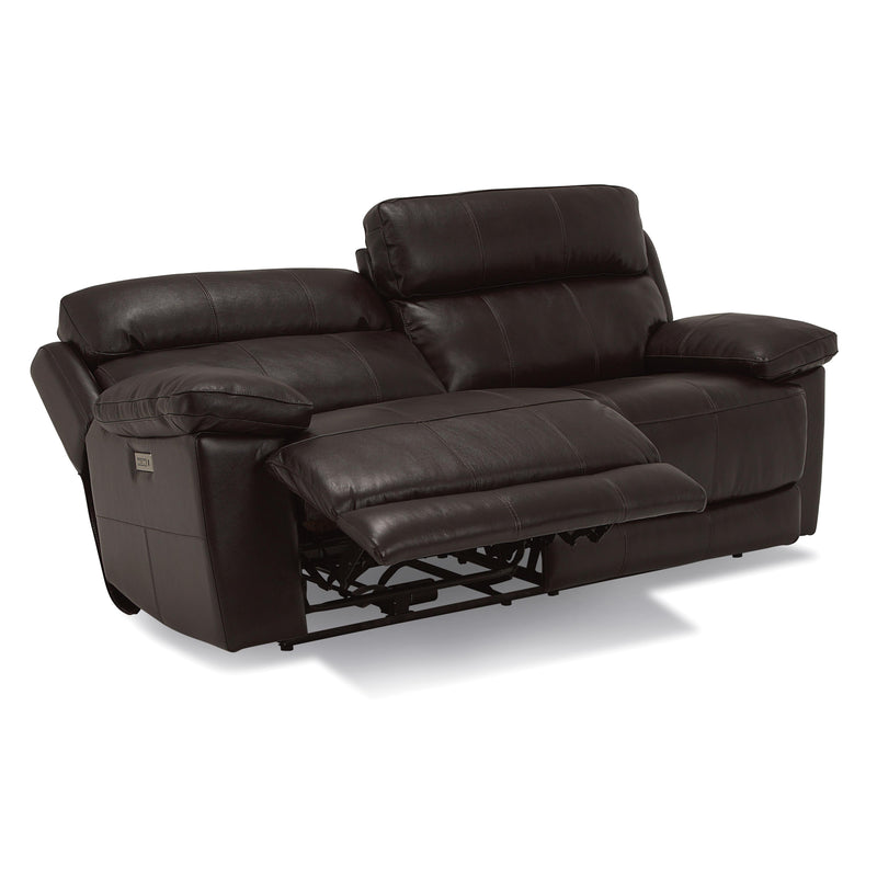 Palliser Finley Power Reclining Leather Match Sofa Finley 41134-5P Sofa Power Recliner - Chocolate IMAGE 5