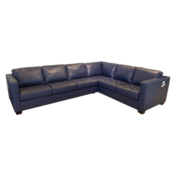 Palliser Kati Leather 2 pc Sectional Kati 77341 2pc sectional - Valencia Sapphire IMAGE 1